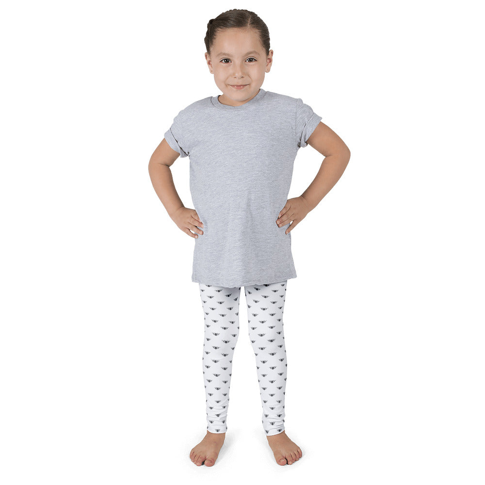 Classic Lotus White/Grey Kid's Leggings