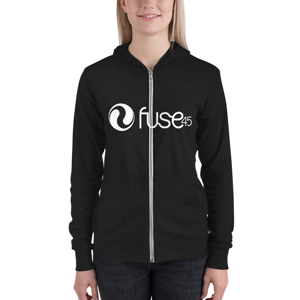 Fuse45-Unisex zip hoodie
