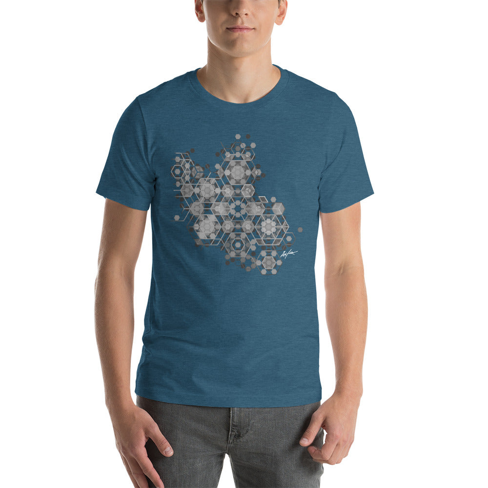 ZEB Yoga Tattoo Dark-Short-Sleeve Unisex T-Shirt