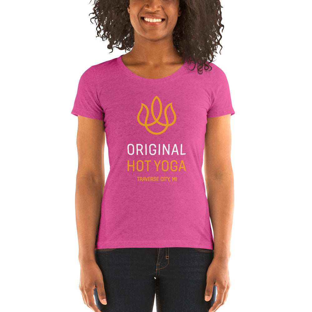 Original Hot Yoga Traverse City-Ladies' Short Sleeve T-Shirt