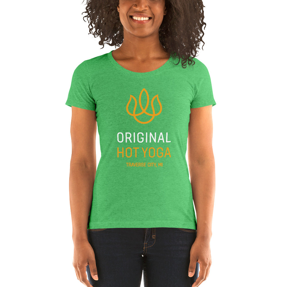 Original Hot Yoga Traverse City-Ladies' Short Sleeve T-Shirt