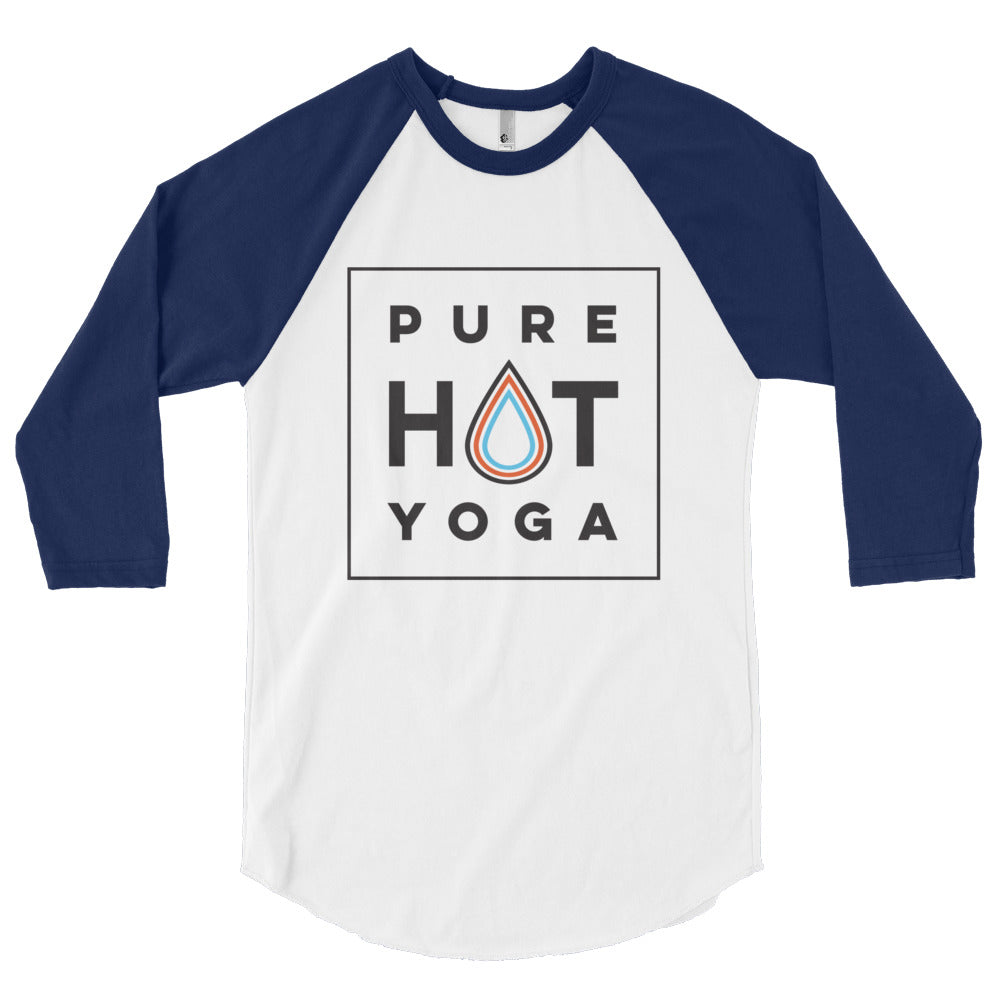Pure Hot Yoga St. Louis-3/4 Sleeve Raglan Shirt