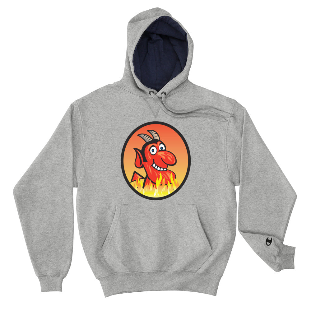 Yoga Hell Devil-Champion Hoodie