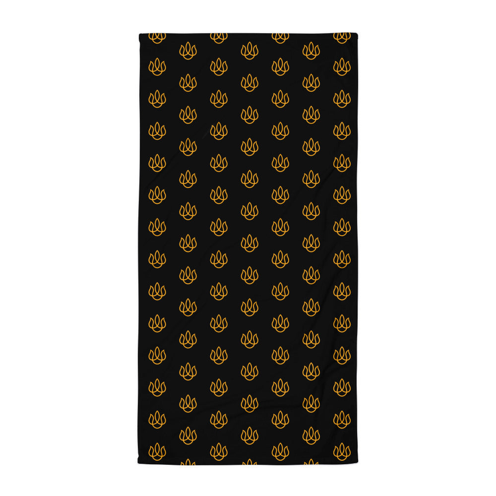 Original Hot Yoga Traverse City-Beach Towel
