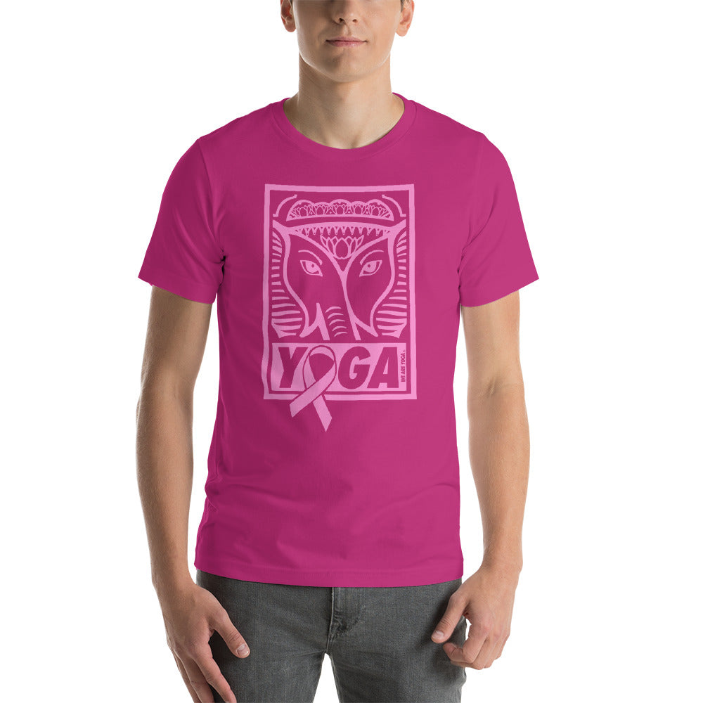 Yoga 4 the Cure Bubblegum Stamp Tee