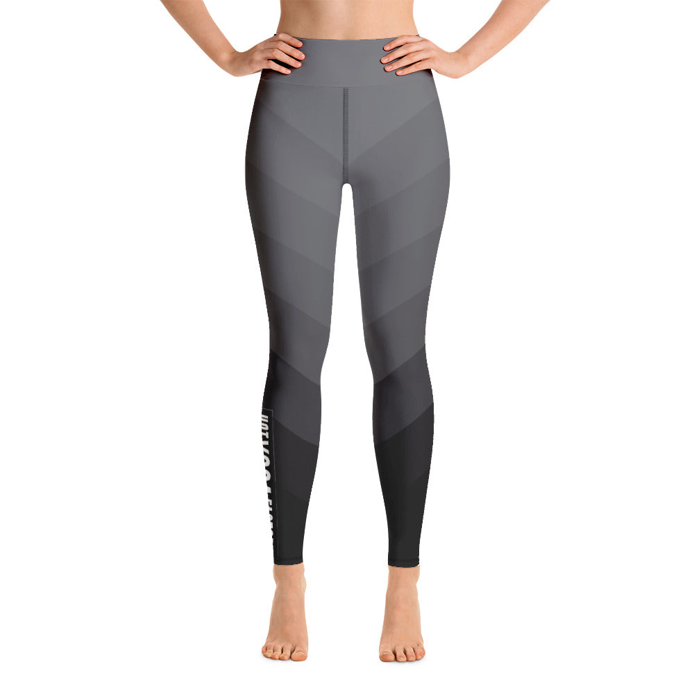 The Hot Yoga Factory-Side Logo Gray Leggings 2