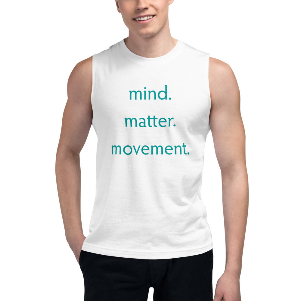 M3Yoga-MMM Back Logo-Men's Muscle Shirt