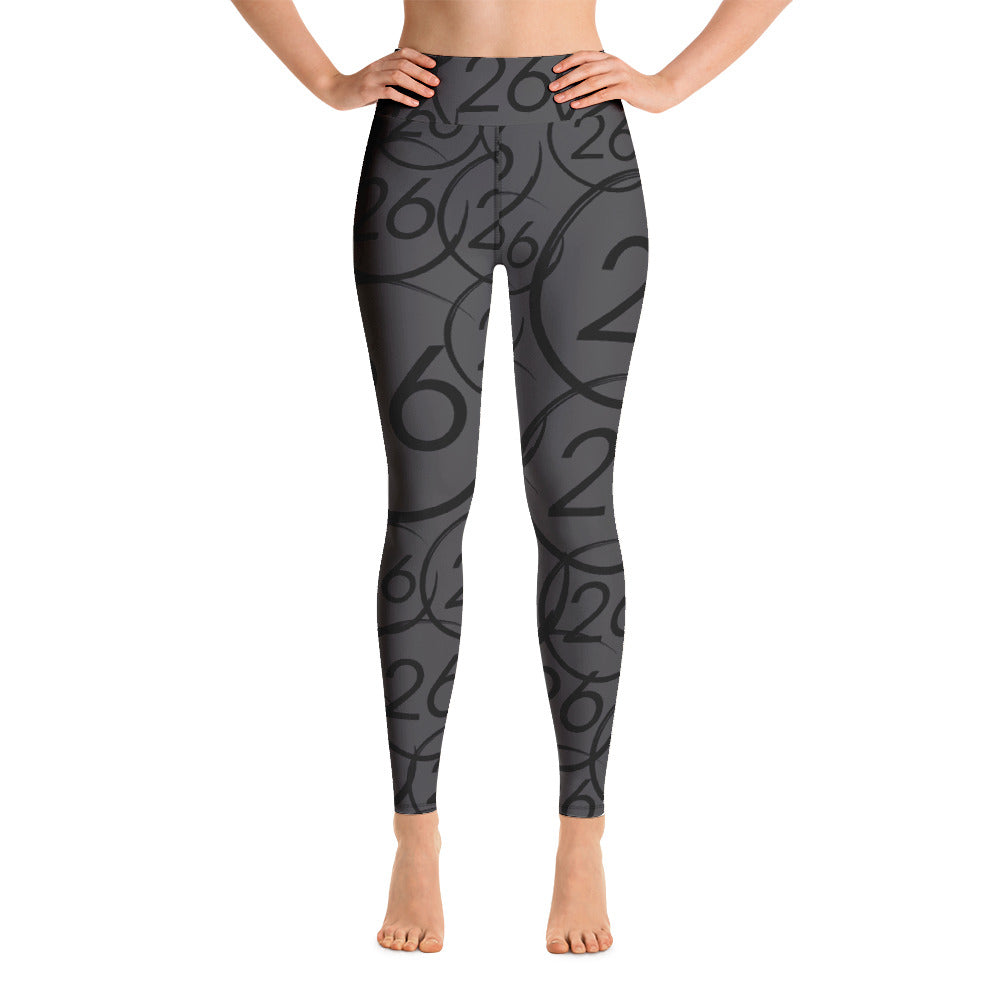Turbo26-Leggings 26 Logo Gray