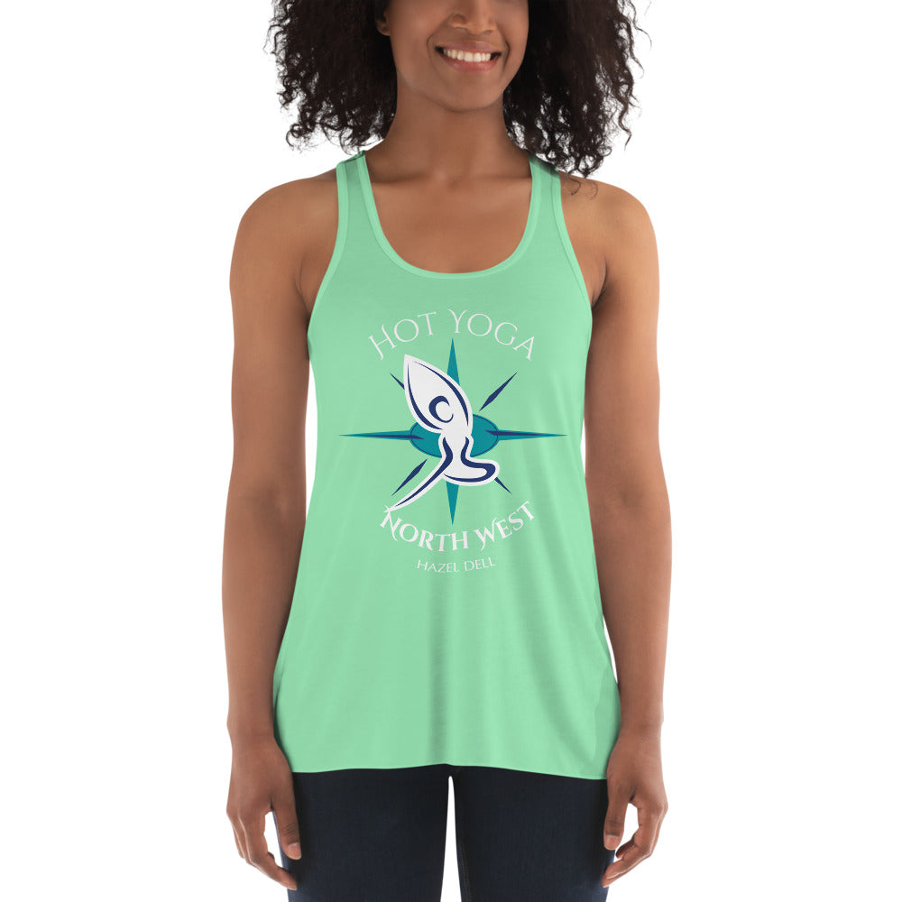 Hot Yoga North West-Women's Flowy Racerback Tank