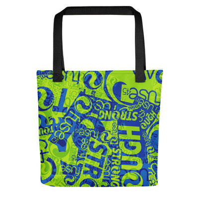 Fuse45-Allover Print Tote bag