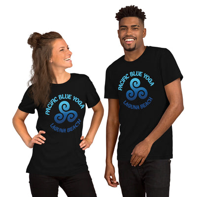 Pacific Blue Yoga-Short-Sleeve Unisex T-Shirt