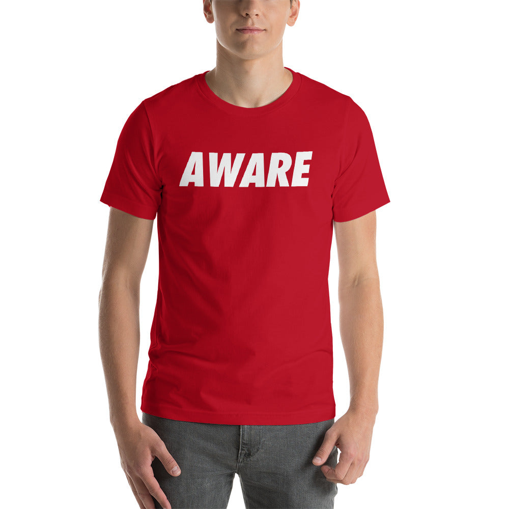 AWARE-Short-Sleeve Unisex T-Shirt
