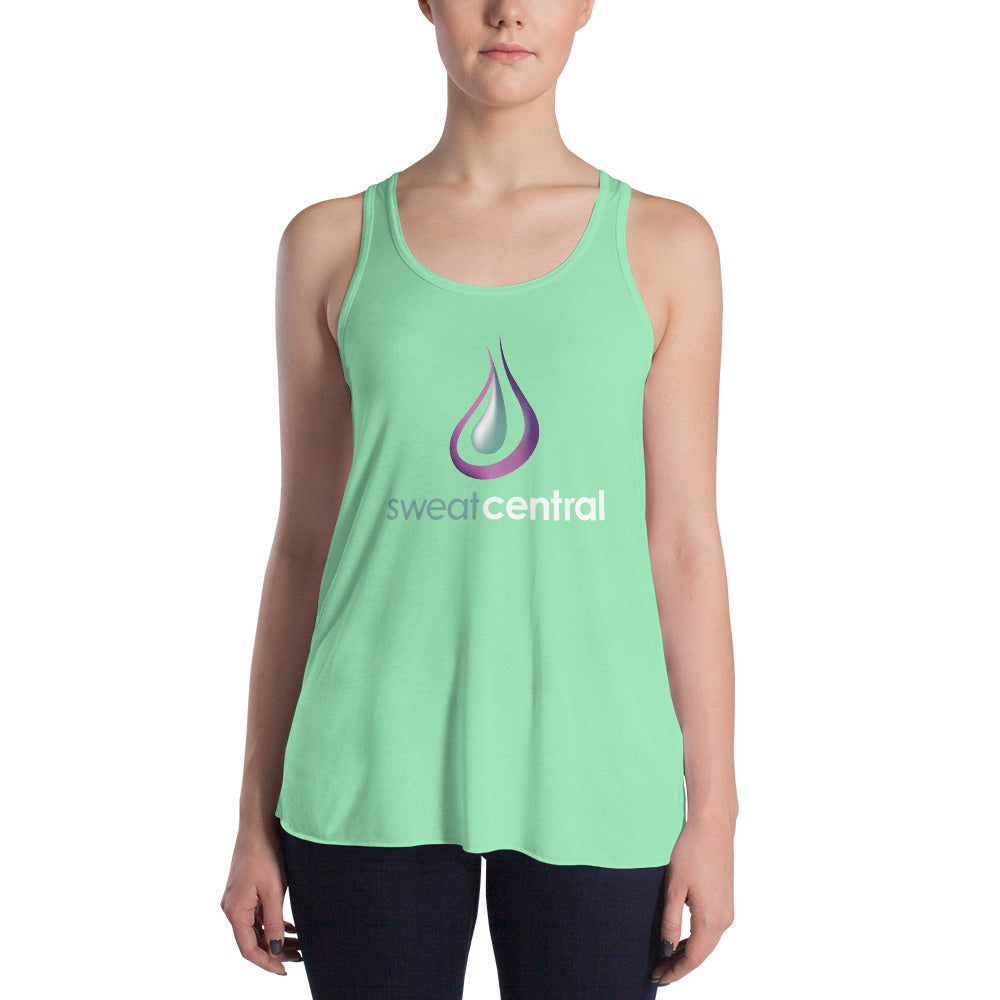 Sweat Central-Women's Flowy Racerback