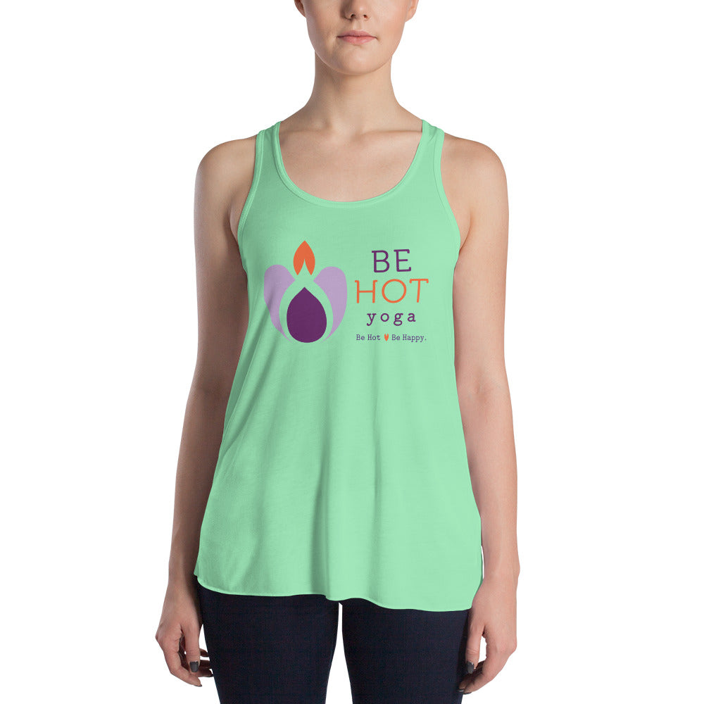 Be Hot Yoga Atlanta-Women's Flowy Racerback Tank