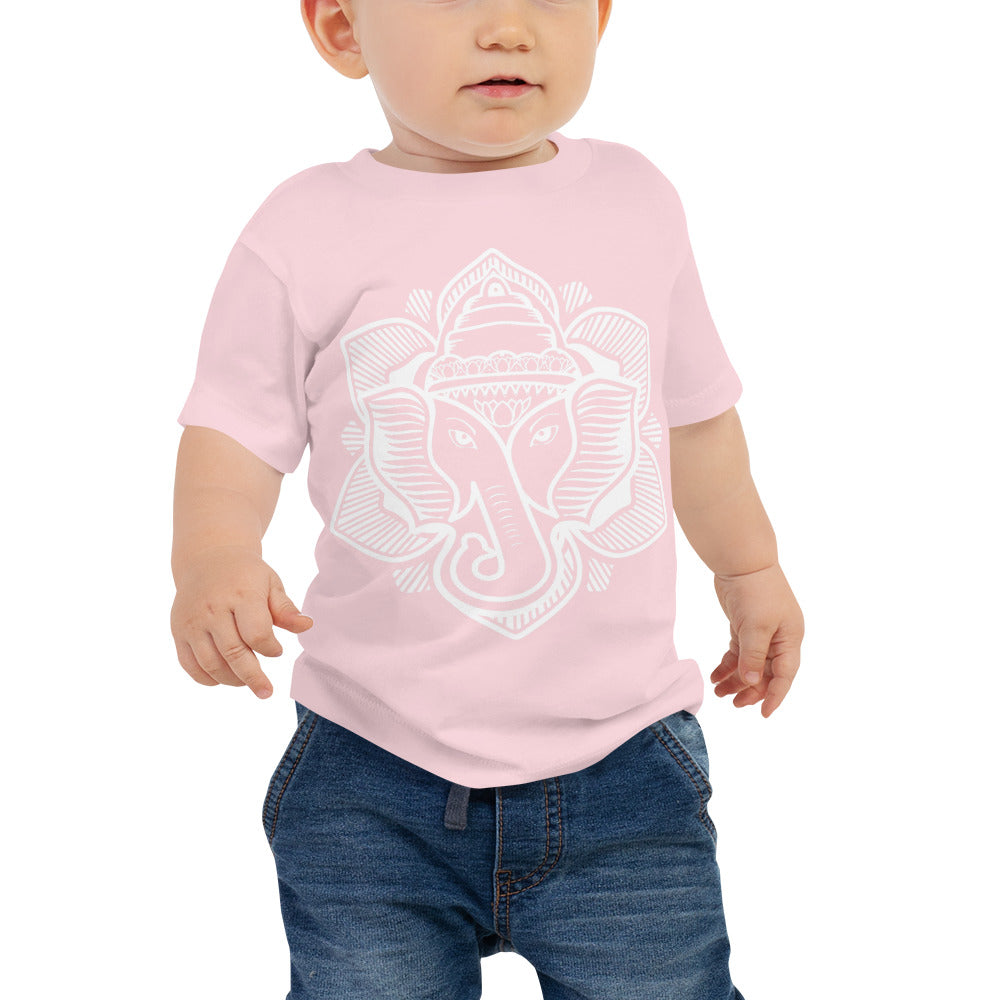 Elephant Lotus Short Sleeve Infant Tee