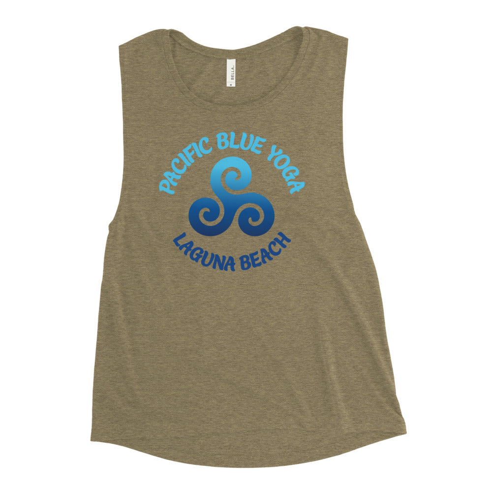 Pacific Blue Yoga-Ladies’ Muscle Tank