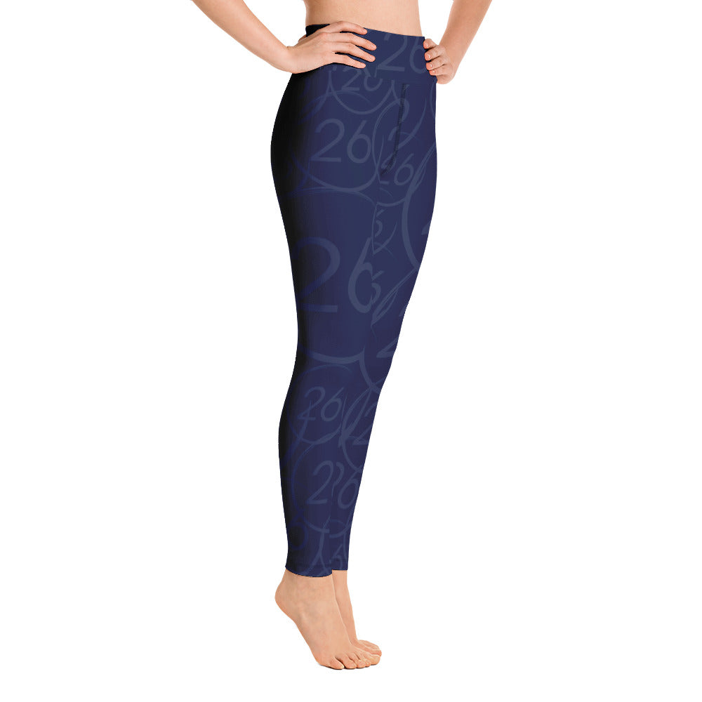 Turbo26-Leggings 26 Logo Navy
