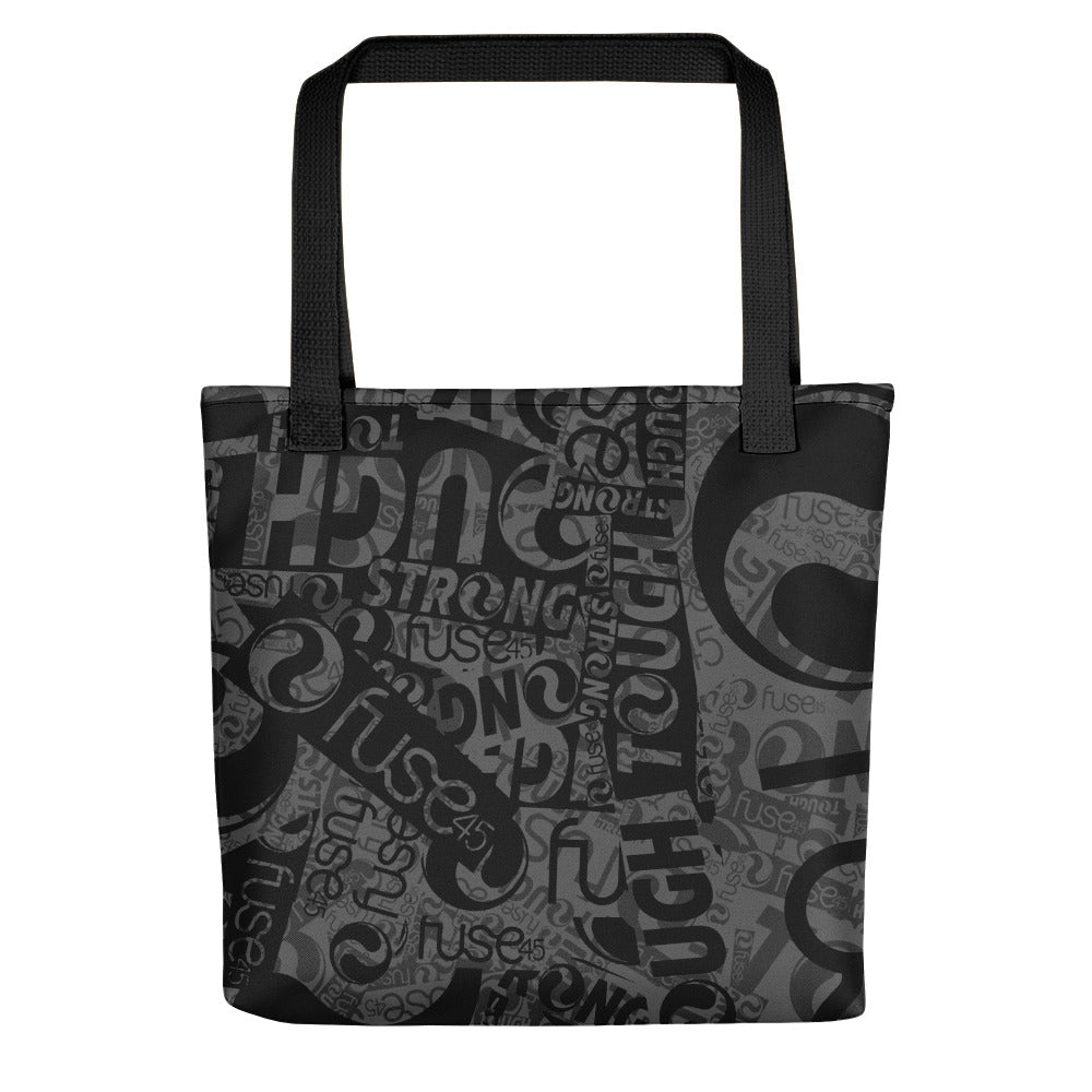Fuse45-Allover Print Tote Bag