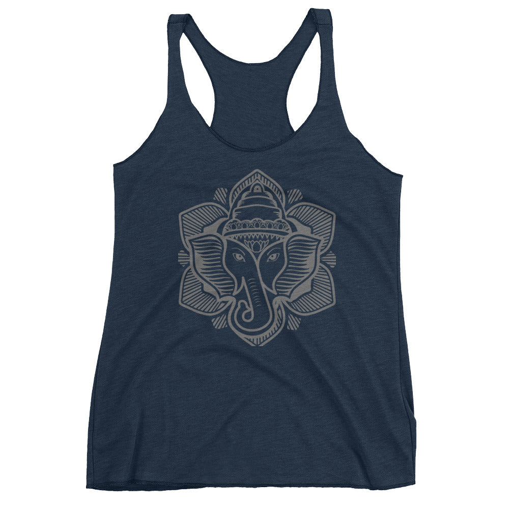 Classic Elephant Lotus Racerback Tank