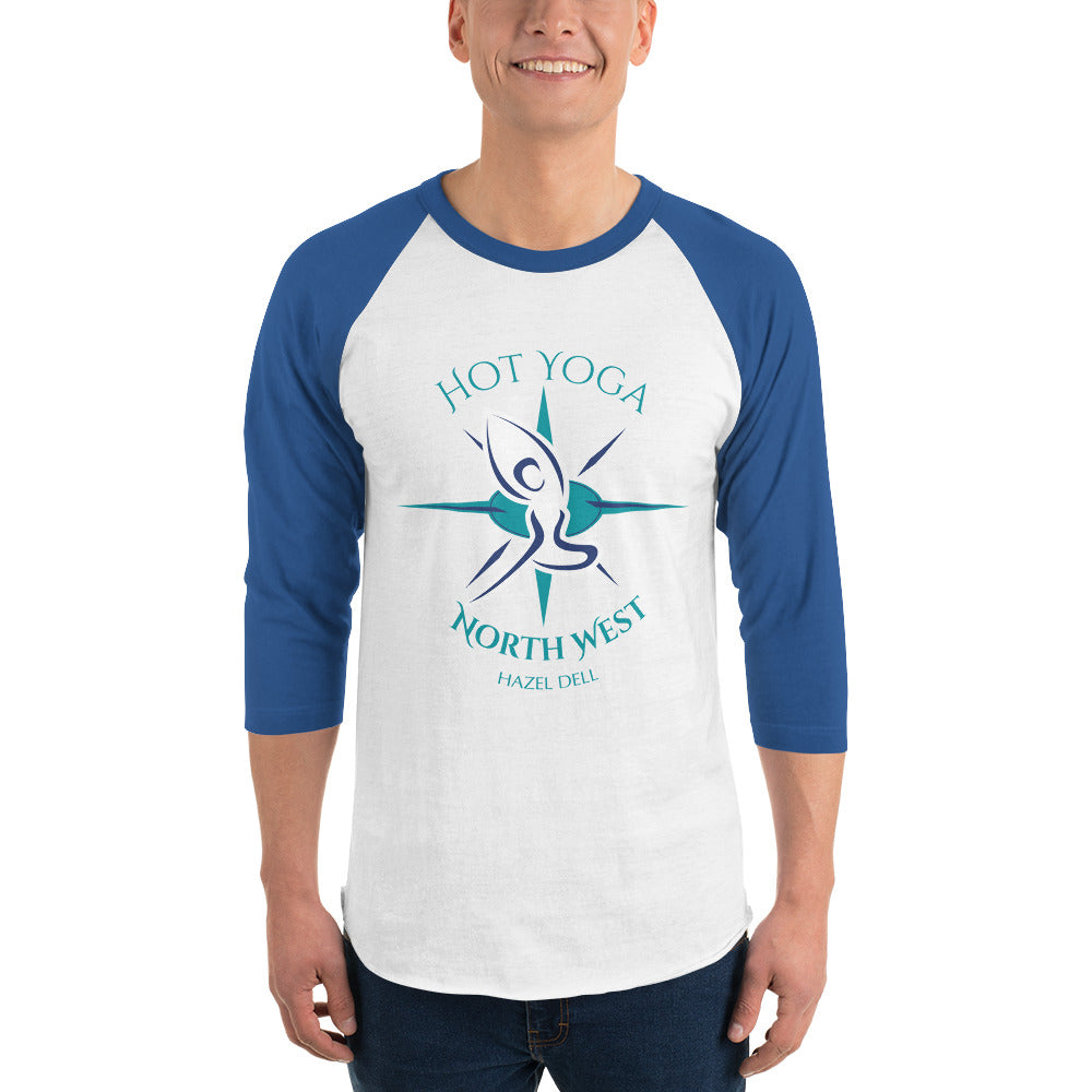 Hot Yoga North West -  Unisex 3/4 Sleeve Raglan Shirt