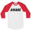 AWARE-3/4 sleeve raglan shirt