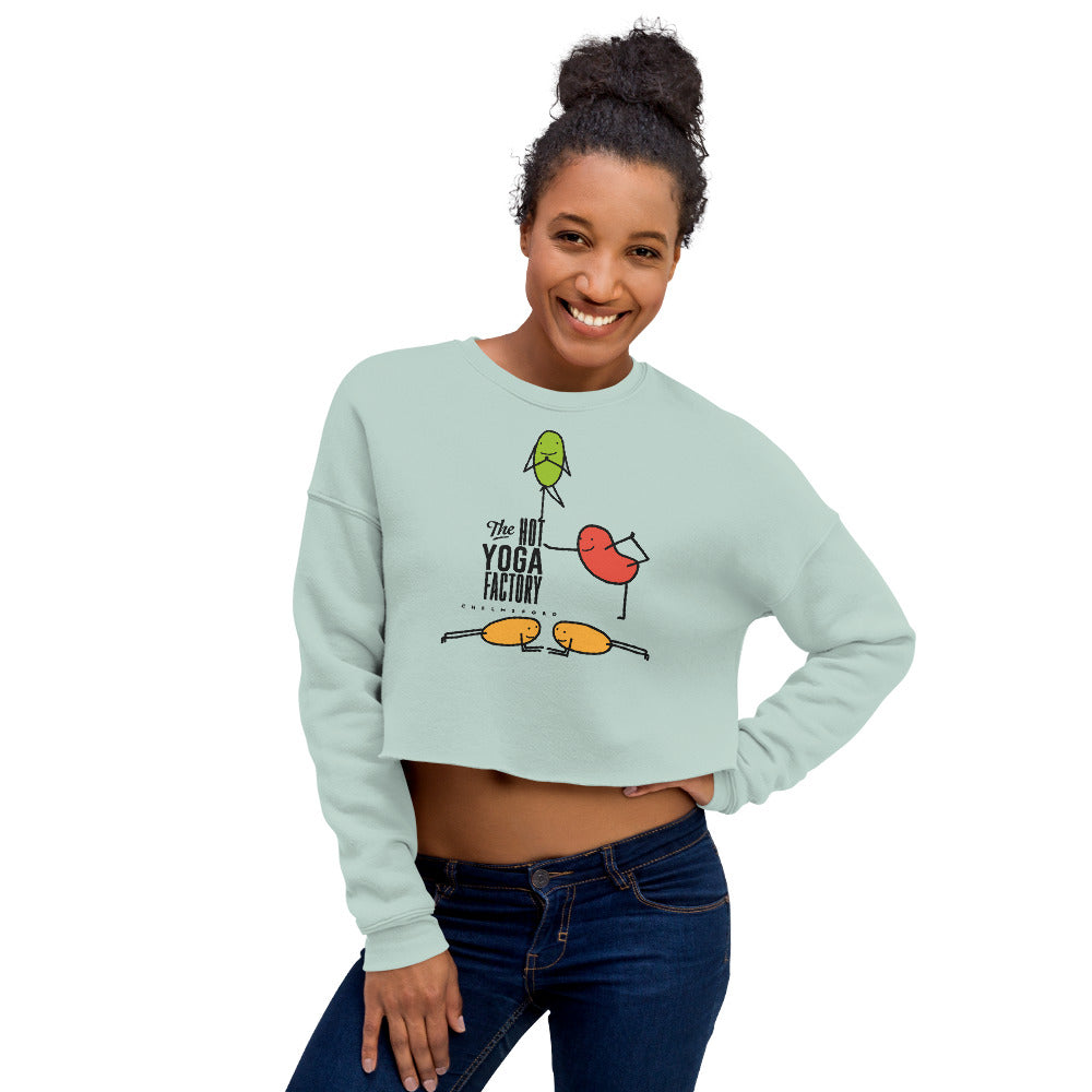 The Hot Yoga Factory-Crop Sweatshirt