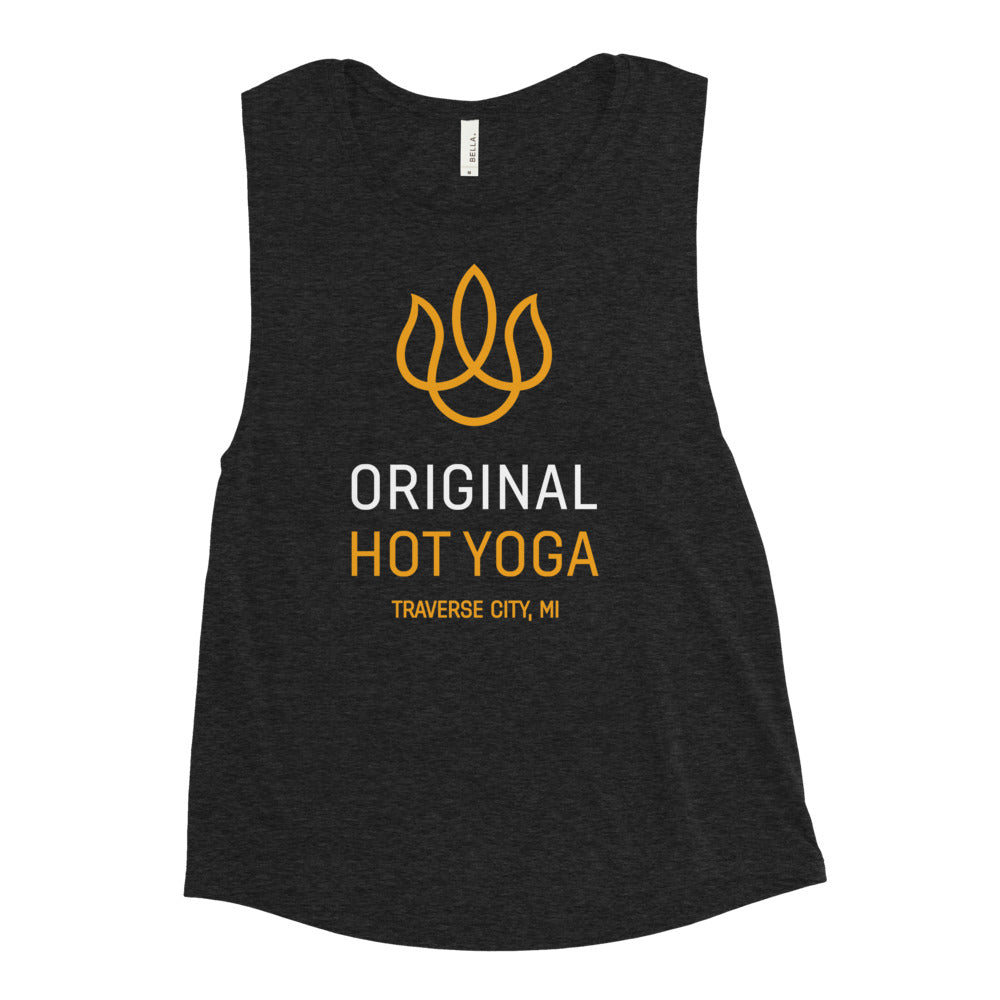Original Hot Yoga Traverse City-Ladies’ Muscle Tank