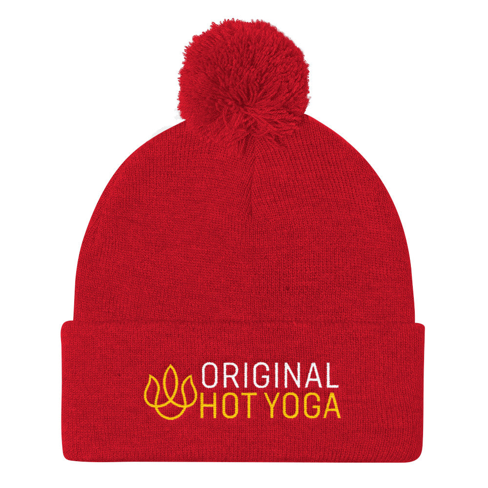Original Hot Yoga Traverse City-Pom Pom Knit Cap