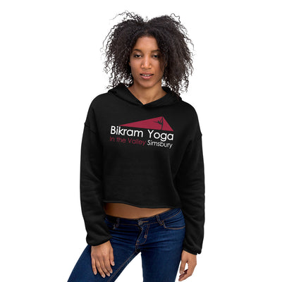 Bikram Yoga Simsbury-Crop Hoodie
