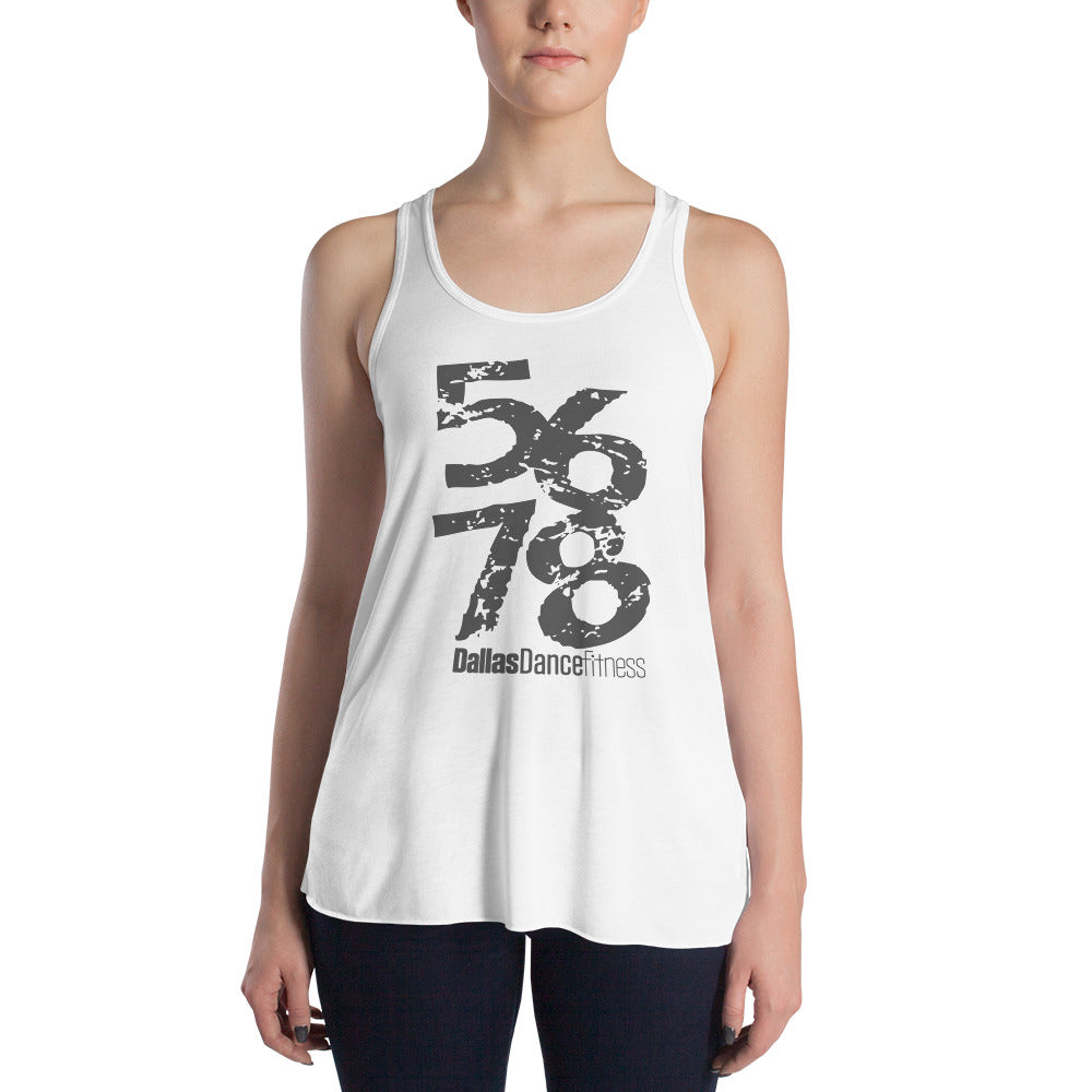 Dallas Dance Fitness Women's Flowy Racerback Tank