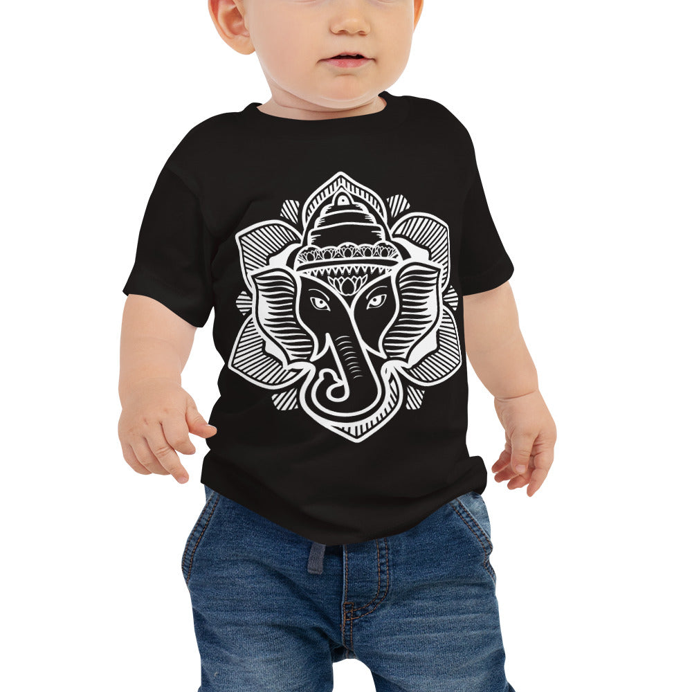 Elephant Lotus Short Sleeve Infant Tee