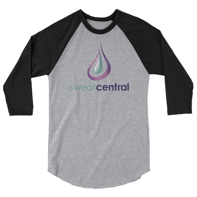 Sweat Central-3/4 sleeve raglan shirt