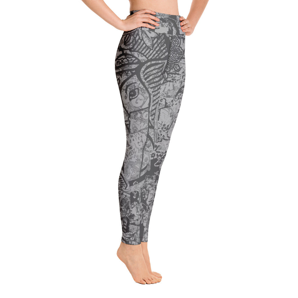 WAYdecay ltGRY1 Yoga Leggings
