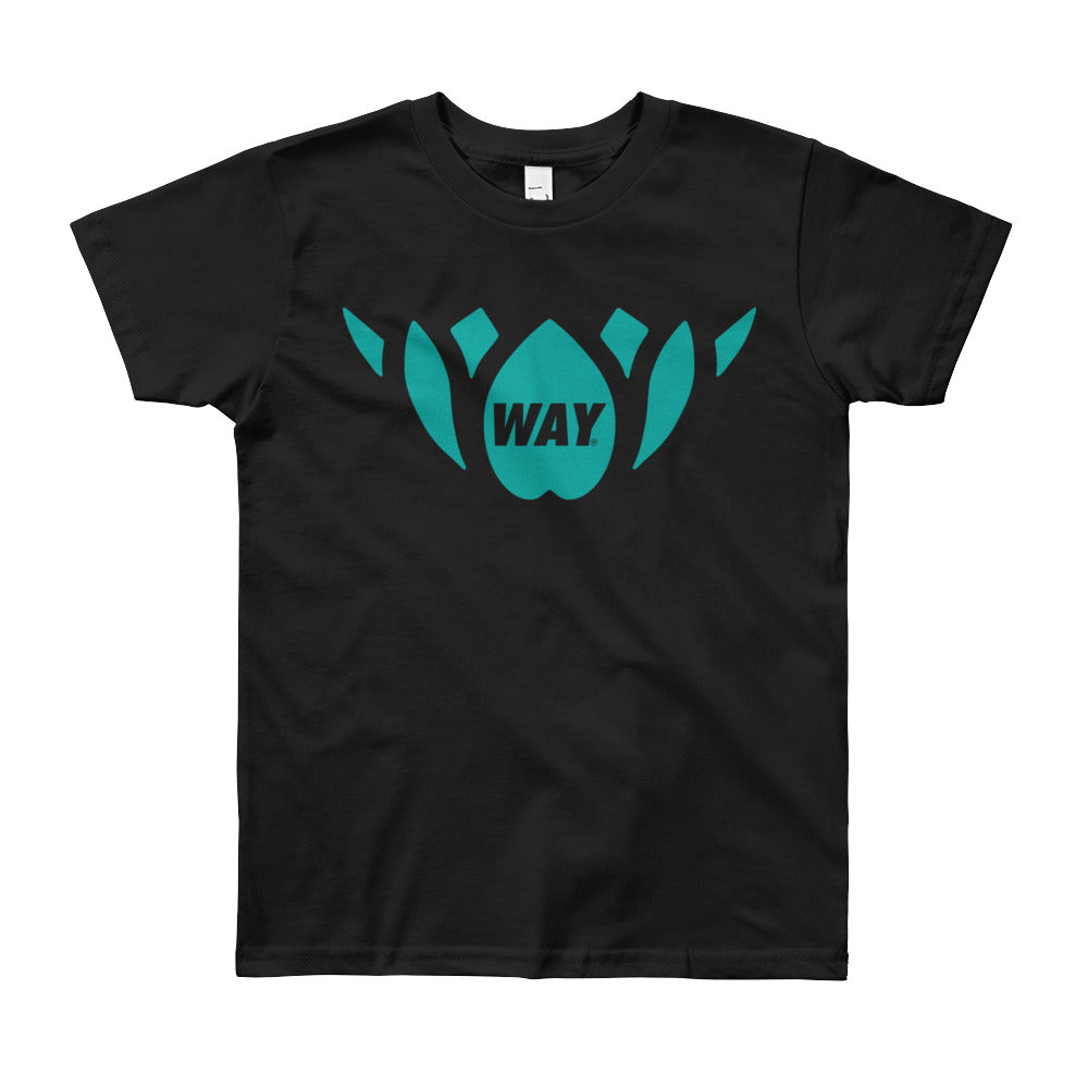 Teal WAY Lotus Kids' Tee