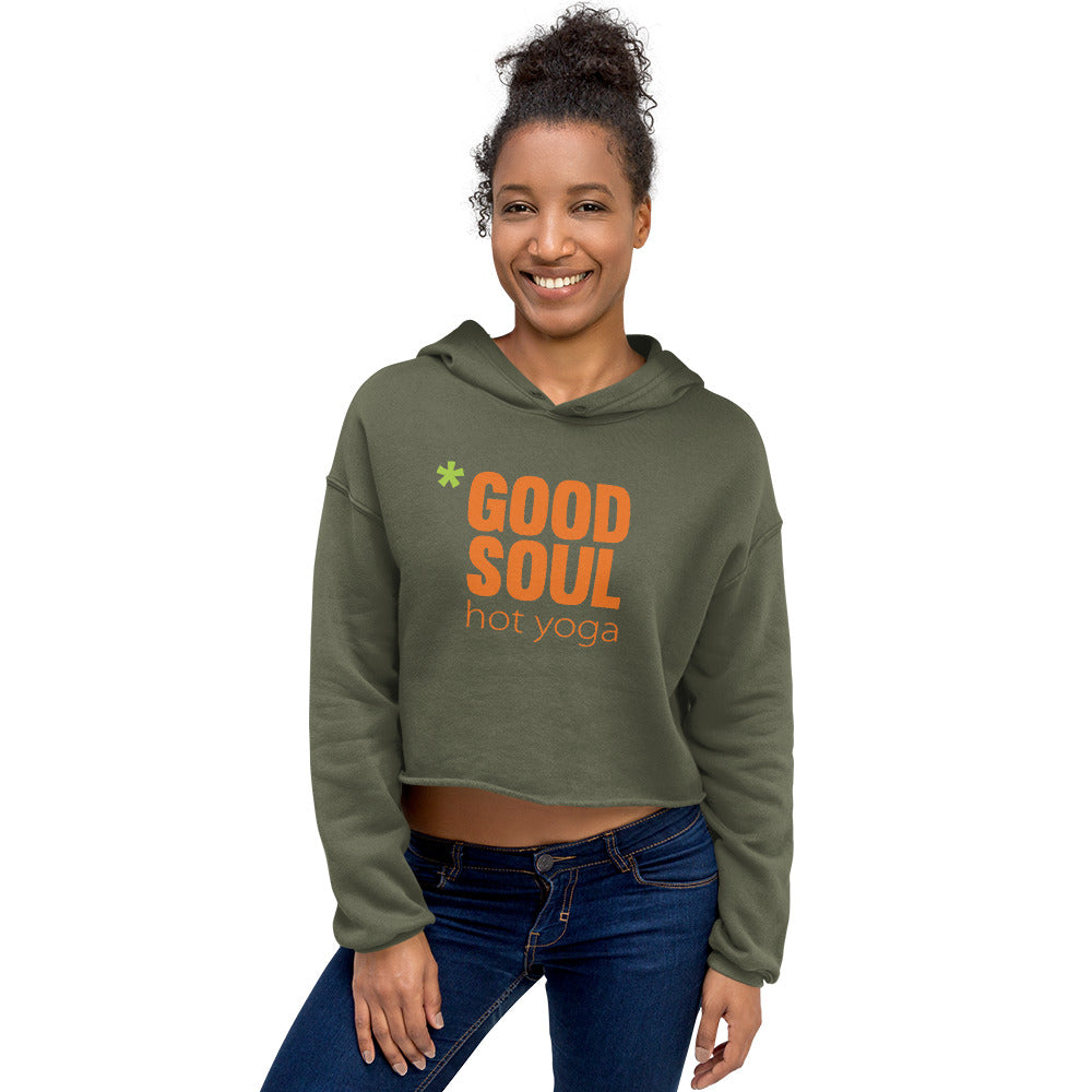 Good Soul Yoga-Crop Hoodie