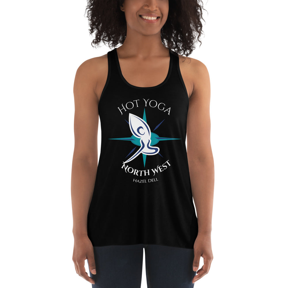 Hot Yoga North West-Women's Flowy Racerback Tank