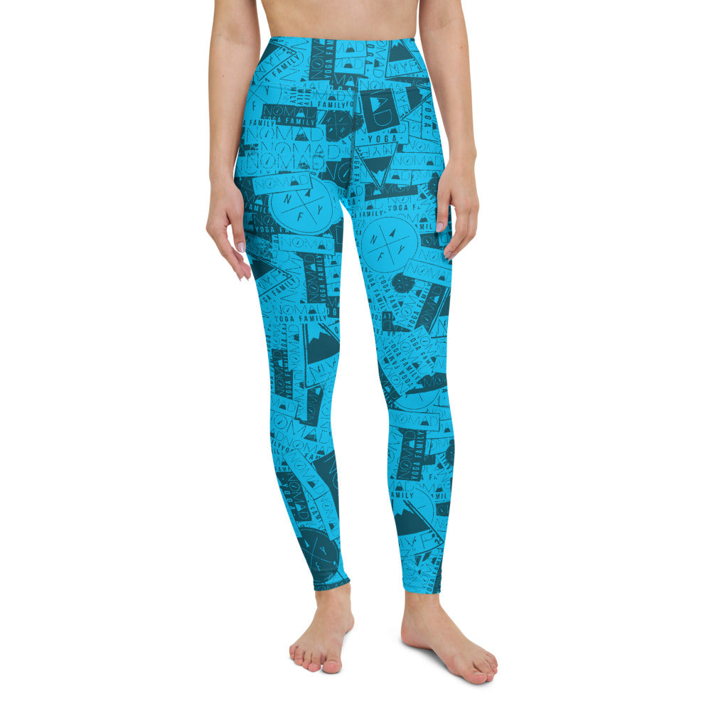NYF Yoga Leggings - Blue