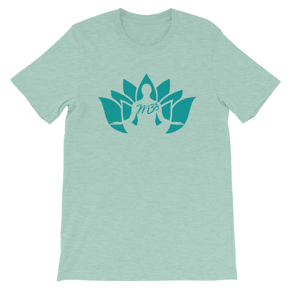 M3Yoga-Lotus-Short-Sleeve Unisex T-Shirt