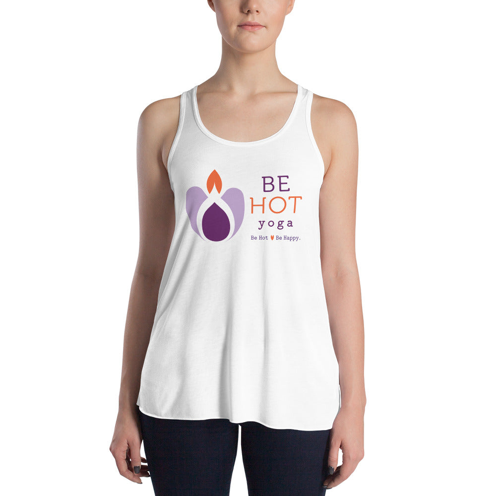 Be Hot Yoga Atlanta-Women's Flowy Racerback Tank