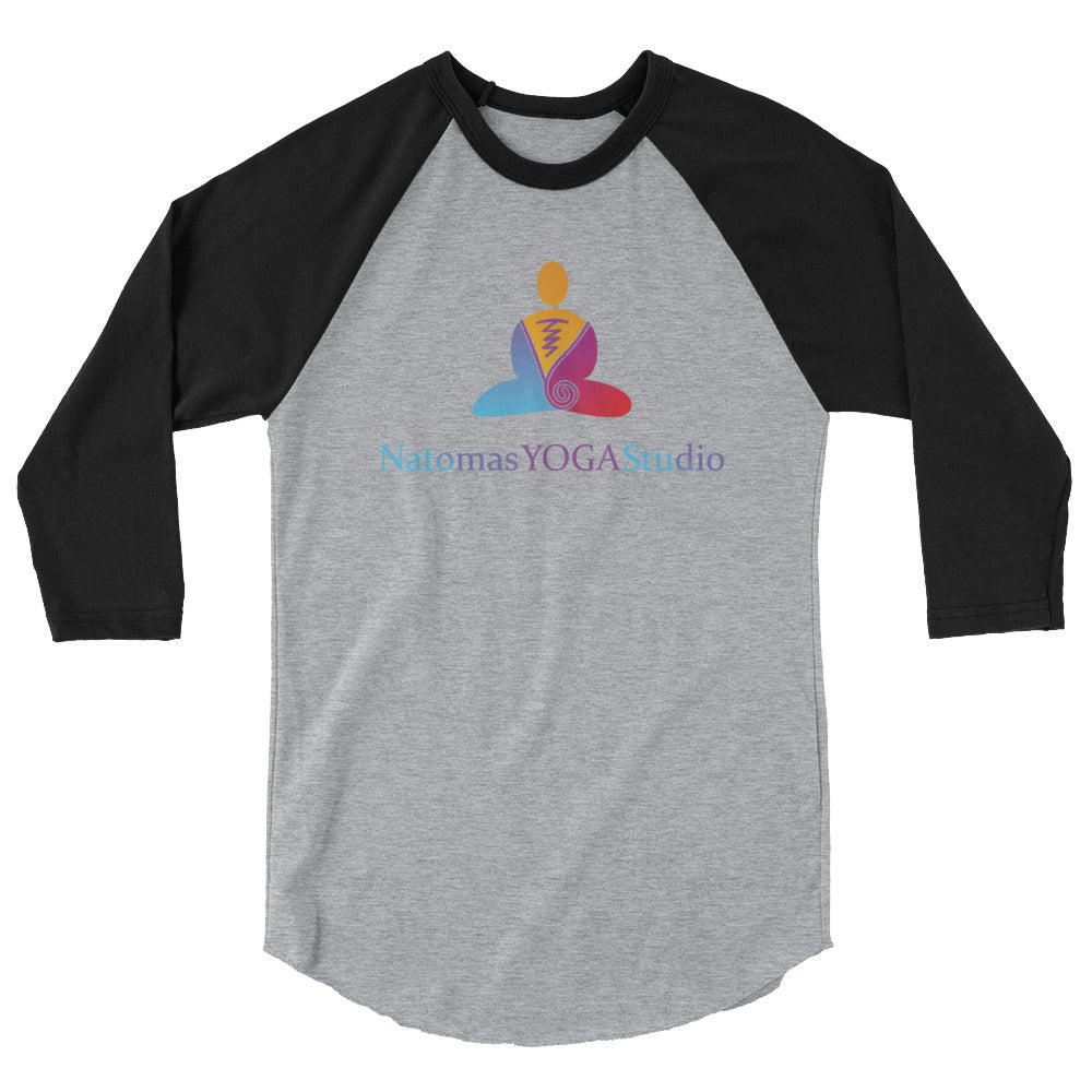 Natomas Yoga Studio-3/4 Sleeve Raglan Shirt