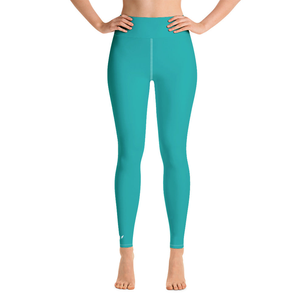 WAY Up Teal Yoga Leggings