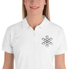 Yoga Golf Coach-Embroidered Women's Polo Shirt