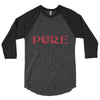 Pure Yoga Dallas - 3/4 sleeve Raglan Shirt