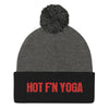 Hot F'n Yoga-Pom Pom Knit Cap