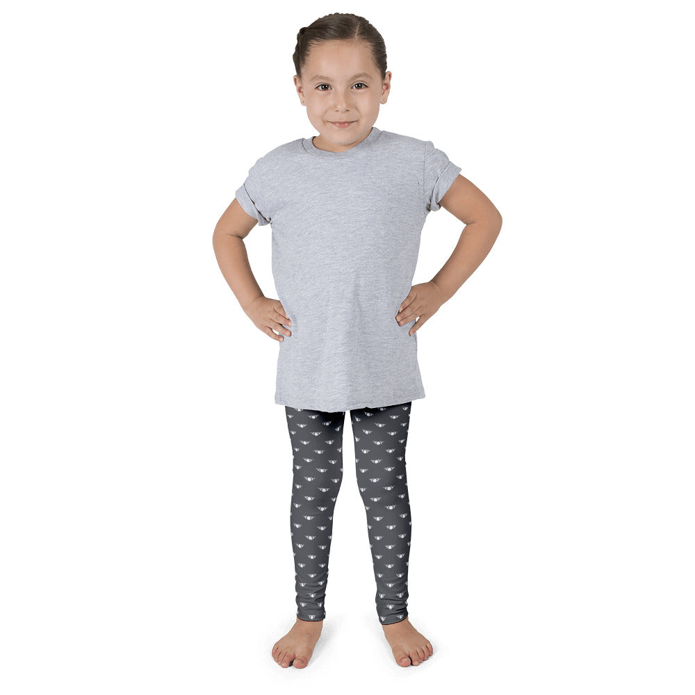 WAY Kids Leggings Grey and White Lotus