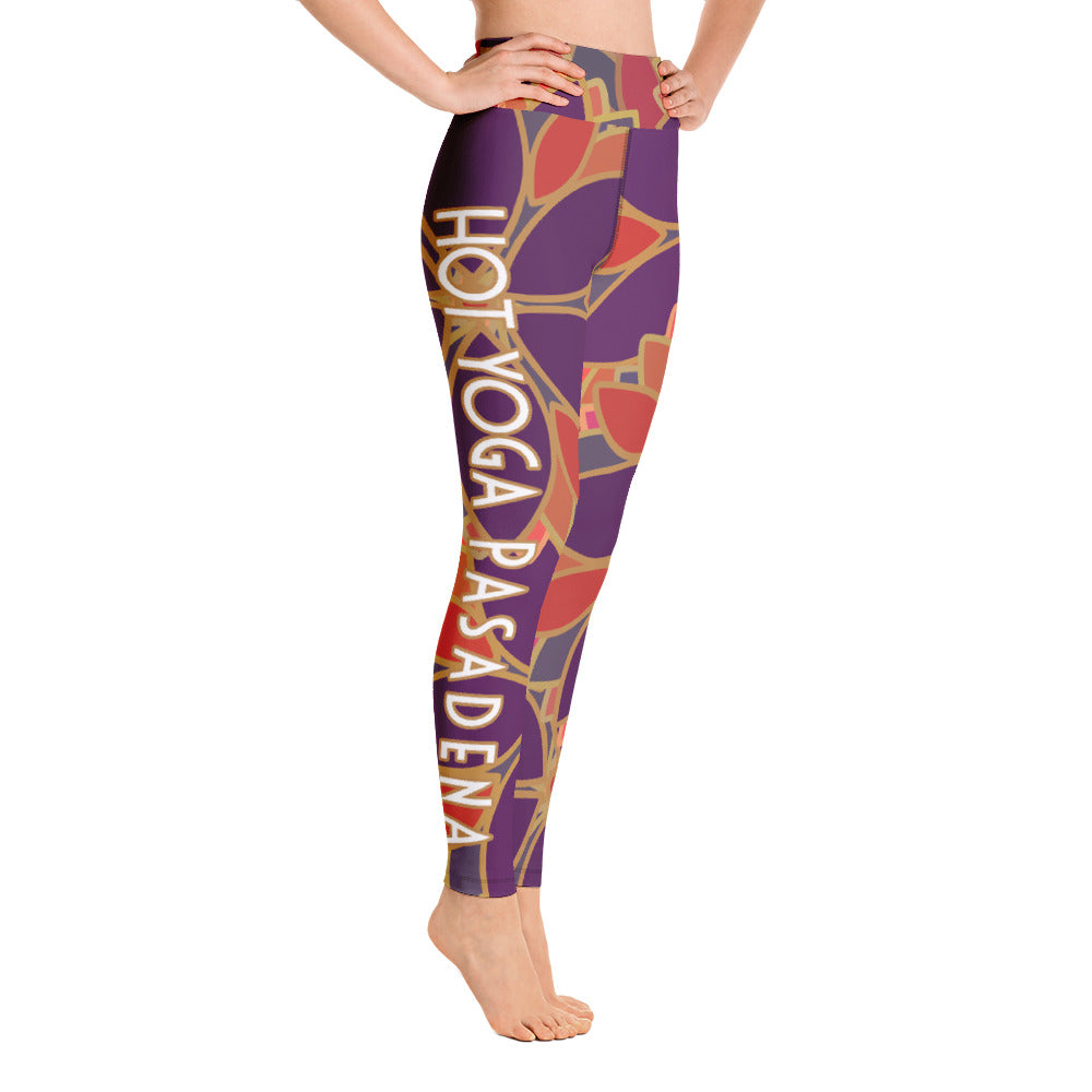 Hot Yoga Pasadena-Flower Leggins Big