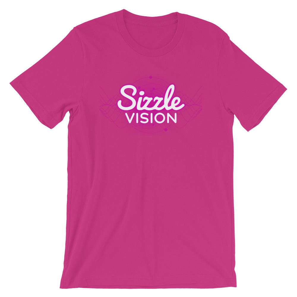 Sizzle Vision Pink-Short-Sleeve Unisex T-Shirt