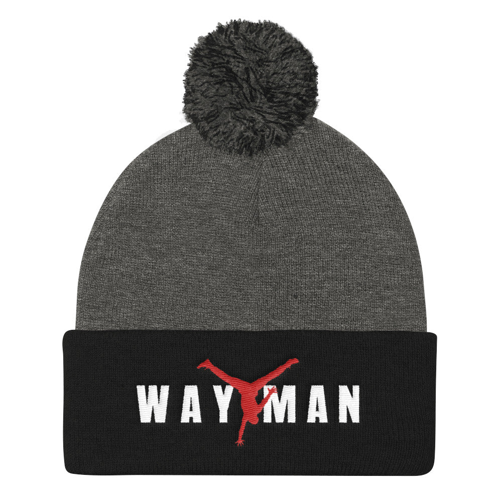 WAY MAN-Pom Pom Knit Cap