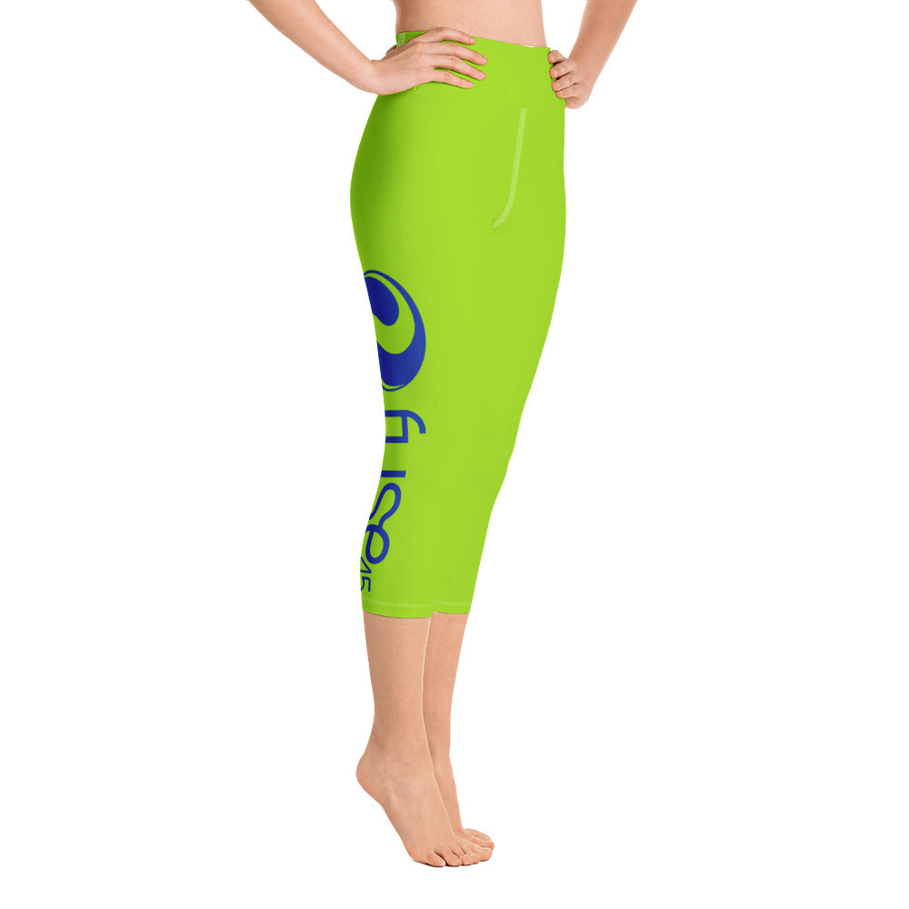 Fuse45-Green Capri Leggings
