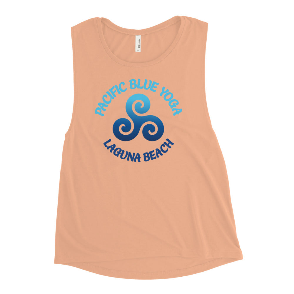 Pacific Blue Yoga-Ladies’ Muscle Tank